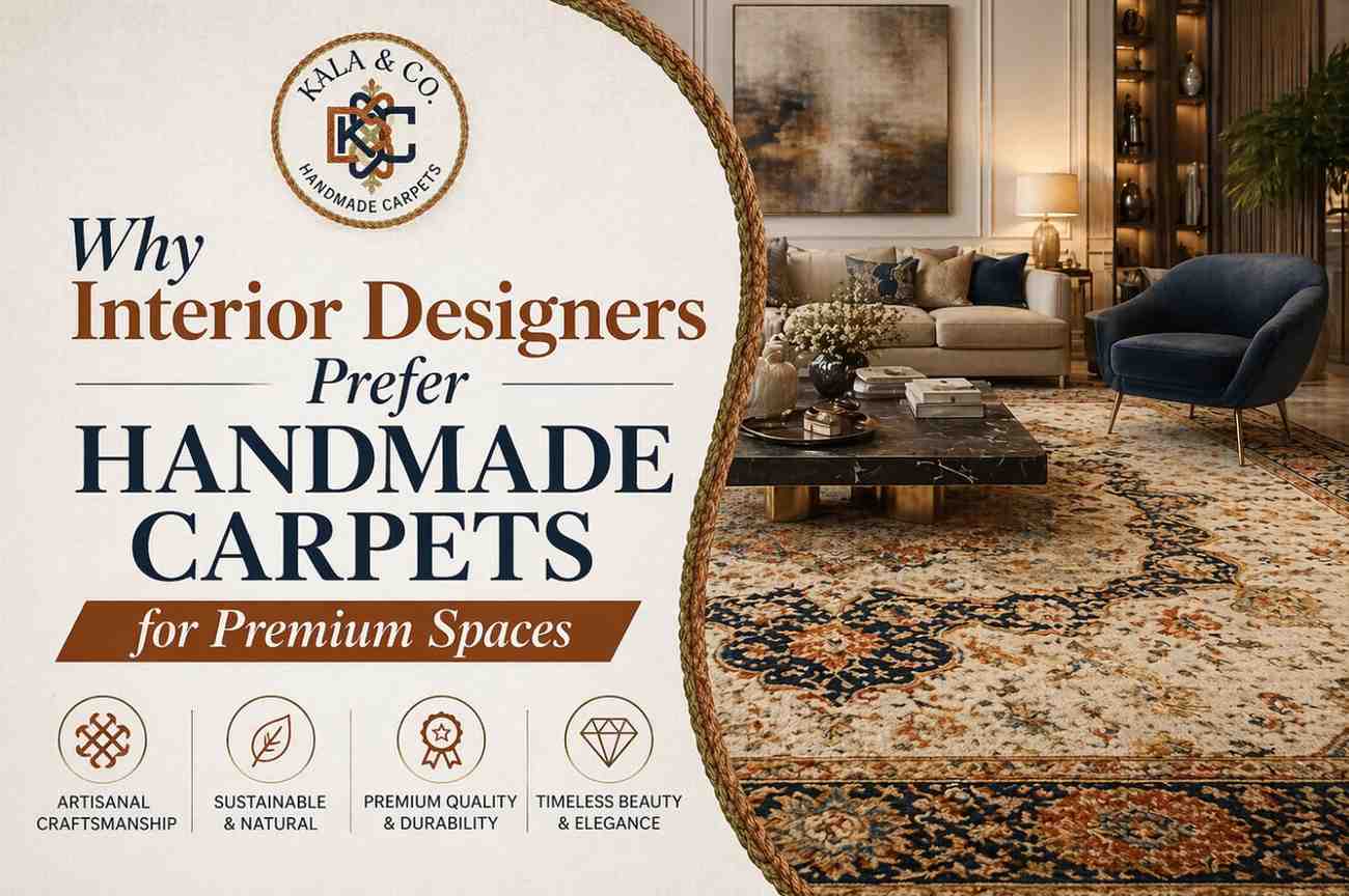 Why Interior Designers Prefer Handmade Carpets for Premium Spaces